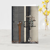 carte de remerciements "Eleved Watchdog" (Fleur jaune)