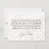 Carte De Remerciements Elle a été prise en main T-shirt enterrement de vi (Dos)