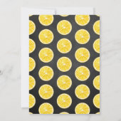 Carte De Remerciements Elle a trouvé son mariage de citron de douche de m (Dos)