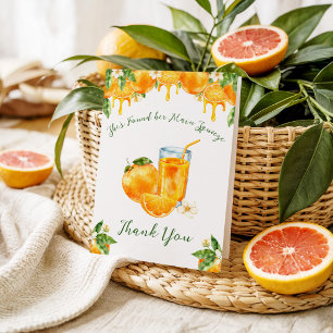Carte De Remerciements Elle a Trouvé son Rendez-vous Principal Orange Bab