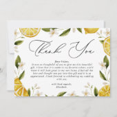 Carte De Remerciements Elle a trouvé son Squeeze principal Cérémonie de m (Devant)