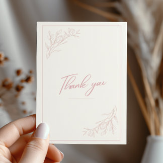 Carte De Remerciements Elle est fraîche sortie du marché Baby Shower Bota