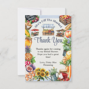 Carte De Remerciements Elle est hors du marché – Marché fermier