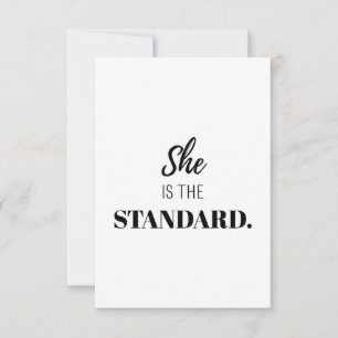 Carte De Remerciements Elle est la référence – Un féminisme audacieux