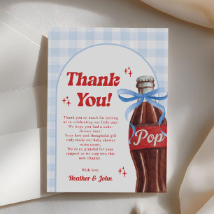 Carte De Remerciements Elle est prête à faire éclater la Baby Shower au s
