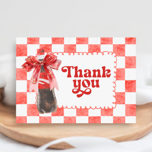 Carte De Remerciements Elle est prête à mettre bas Baby Shower