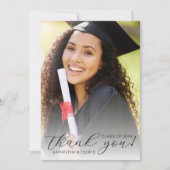 Carte De Remerciements Elle L'A Fait ! Classe de script cardiaque de 2025 (Devant)