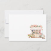 Carte De Remerciements Elle n'est pas sur le marché Fête des mariées QR c (Dos)