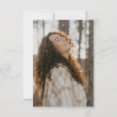 Carte De Remerciements Elon | Diplômé 20XX (Dos)