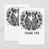 Carte De Remerciements Embrace éternelle : L'amour au-delà de la vie (Devant / Derrière)