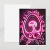 Carte De Remerciements Embryo avec placenta (Devant / Derrière)