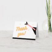 Carte de remerciements employé de Retro Rockstar (Devant)