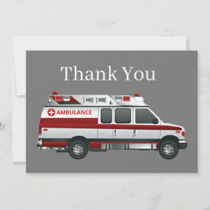 Carte De Remerciements EMT ajouter du texte