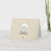 Carte De Remerciements En Awe des bénédictions de Dieu (Dos)