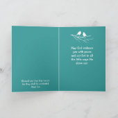 Carte De Remerciements En cette période de perte de l'écriture Confort Pe (Intérieur)