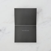 Carte de remerciements en damier à fleurs doux (Intérieur)