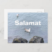 CARTE DE REMERCIEMENTS EN FILIPINO (Devant / Derrière)