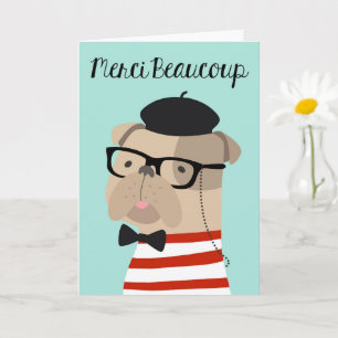 carte de remerciements en français - Français Bull