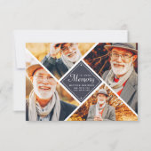 Carte De Remerciements En Mémoire Amoureuse Moderne Multi Photo (Devant)