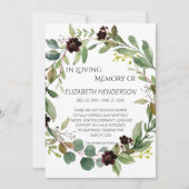 Carte de remerciements en mémoire de sympathie. (Devant)