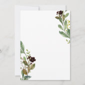 Carte de remerciements en mémoire de sympathie. (Dos)