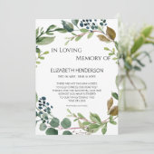 Carte de remerciements en mémoire de sympathie. (Debout devant)