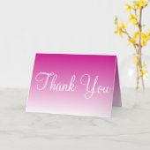 Carte de remerciements En Rose (Fleur jaune)