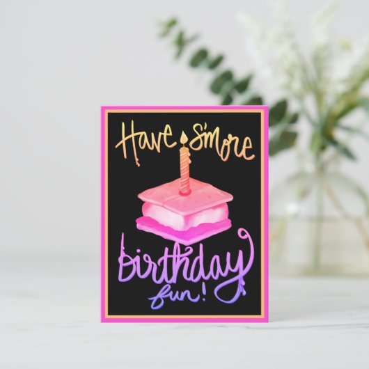 Carte De Remerciements En savoir plus Anniversaire Amusant Anniversaire I (Debout devant)