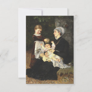 Carte De Remerciements En visite chez moi - Bertha Wegmann Beaux-Arts