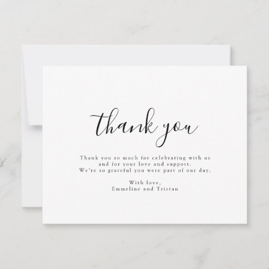 Carte De Remerciements Enchanted Forest Hanging Lanterns Wedding (Devant)