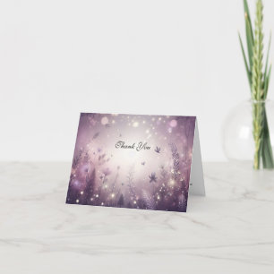 Carte De Remerciements Enchantement Starlit dans le Mariage Bloom