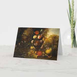 Carte De Remerciements Encore la vie avec des fleurs