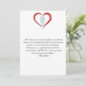 Carte De Remerciements Encouragez l'amour-propre (Debout devant)