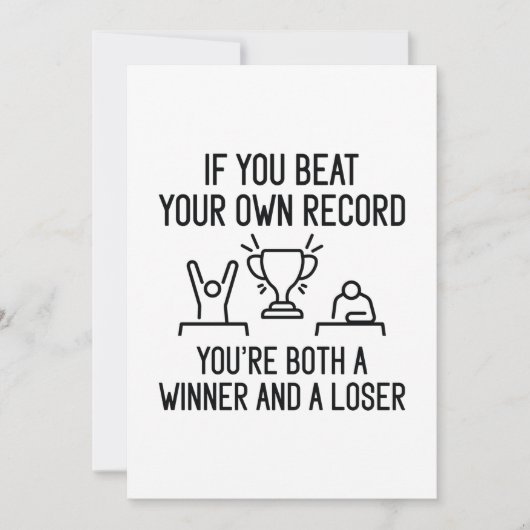 Carte De Remerciements Enregistrement de battement (Devant)