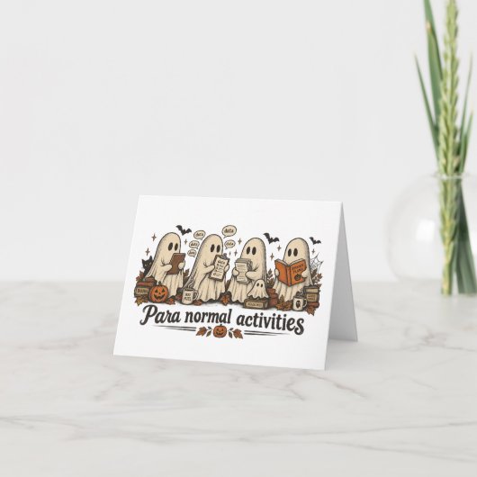 Carte De Remerciements Enseignant d'Halloween para Normal (Devant)