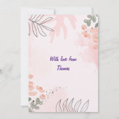 Carte De Remerciements Enseignant Merci. Nom de l'enseignant et de l'enfa (Dos)