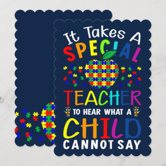 Carte De Remerciements Enseignant Qui Chevauche Ce Que L'Enfant Ne Peut P