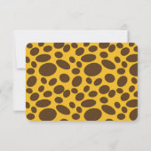 Carte De Remerciements Ensemble de papeterie personnalisée à motif de gir (Dos)