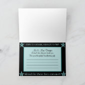 Carte De Remerciements Ensemble d'invitation de Handfasting (Intérieur)