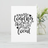 Carte De Remerciements Ensemble, Ils Ont Construit Des Idées De Retrouvai (Debout devant)