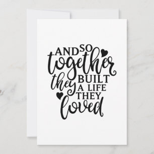 Carte De Remerciements Ensemble, Ils Ont Construit Des Idées De Retrouvai