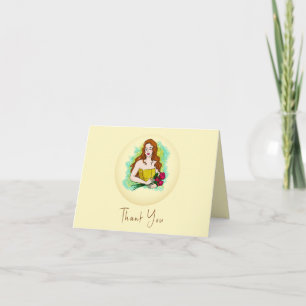 Carte De Remerciements Enterrement de vie de jeune fille de Princesse à R