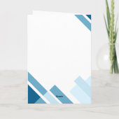 Carte De Remerciements Entraîneur de football moderne (Dos)