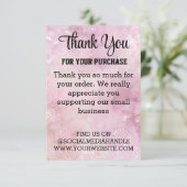 Carte De Remerciements Entreprise personnalisée (Debout devant)