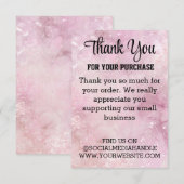 Carte De Remerciements Entreprise personnalisée (Devant / Derrière)