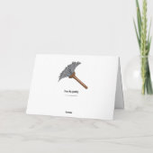 Carte De Remerciements Entretien (Dos)