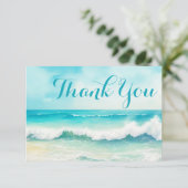 Carte De Remerciements Équipe de croisière en bateau de la Compagnie Wate (Debout devant)