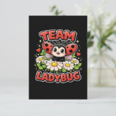 Carte De Remerciements Équipe Ladybug (Debout devant)