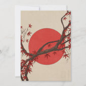 Carte De Remerciements Érable japonais (Devant)