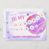 Carte De Remerciements Eras Anniversaire Fête d'amitié Bracelet (Devant)